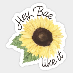 Hey. Bae. Like it. Sticker